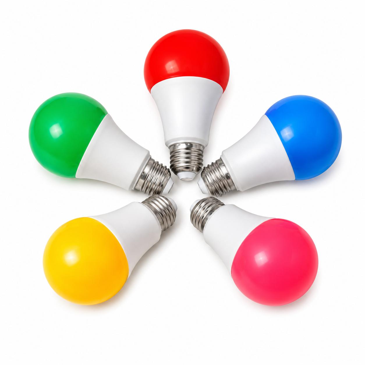 Đèn LED Bulb màu trang trí với nhiều màu sắc ánh sáng
